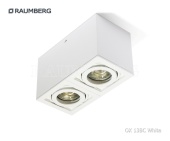 Raumberg светильник OX13ВC Wh (2хGU10) белый