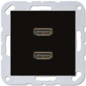 JUNG А 500 Черный Розетка HDMI 2-ая