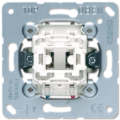 JUNG Мех Выключатель 1-клавишный кнопочный однополюсный с переключающим контактом