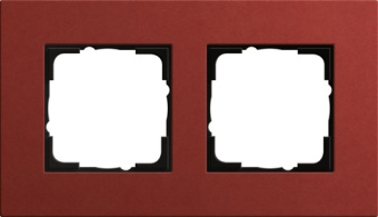 Gira ESP Lenoleum-Multiplex красный Рамка 2-ая