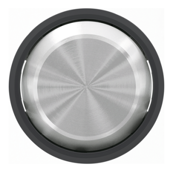 ABB SKY Moon Клавиша для выключателей/переключателей/кнопок 1-клав кольцо Стекло чёрное
